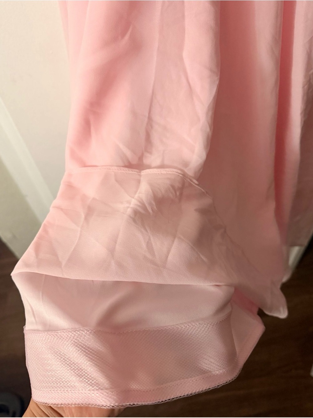 Charisma Light Pink Tie-Strap A-Line Midi Dress - Picture 7 of 8